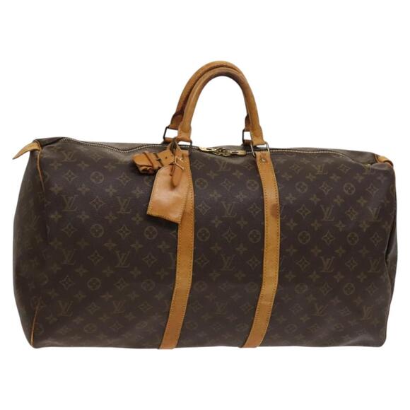LOUIS VUITTON Monogram Keepall 55 Boston Bag M41424 - Picture 1 of 16